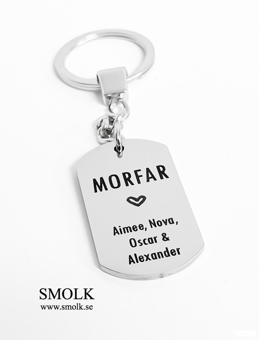 Morfar ❤️ Plus namn - Smolk Sweden
