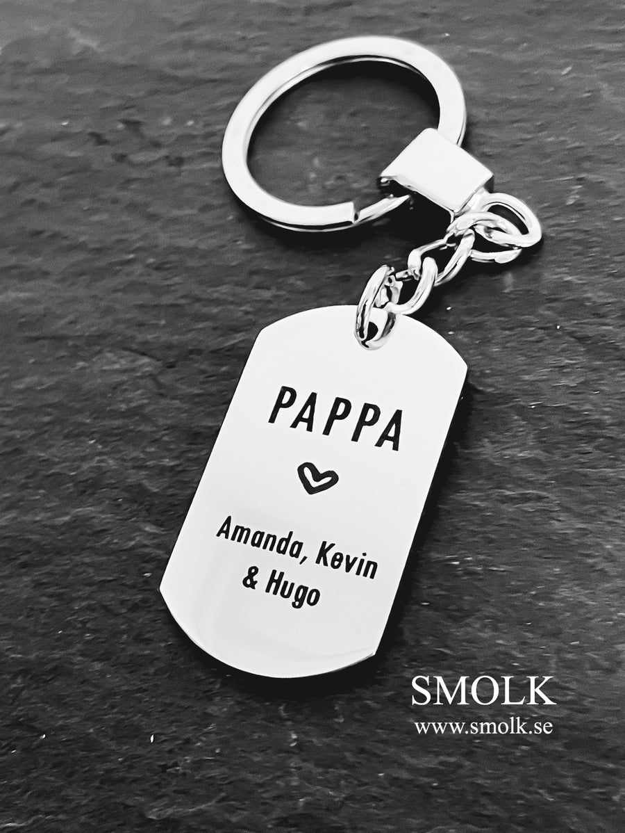 Pappa ❤️ Plus namn - Smolk Sweden