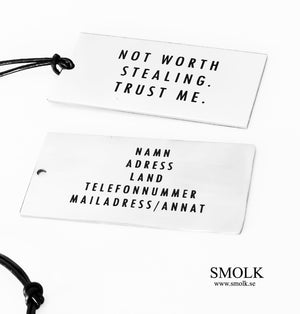 NOT WORTH STEALING. TRUST ME. - Smolk Sweden