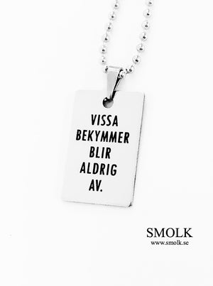 VISSA BEKYMMER BLIR ALDRIG AV - Smolk Sweden